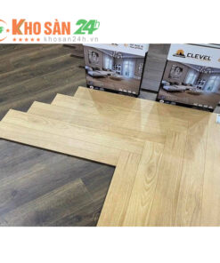 Sàn Gỗ Xương Cá Clevel F687