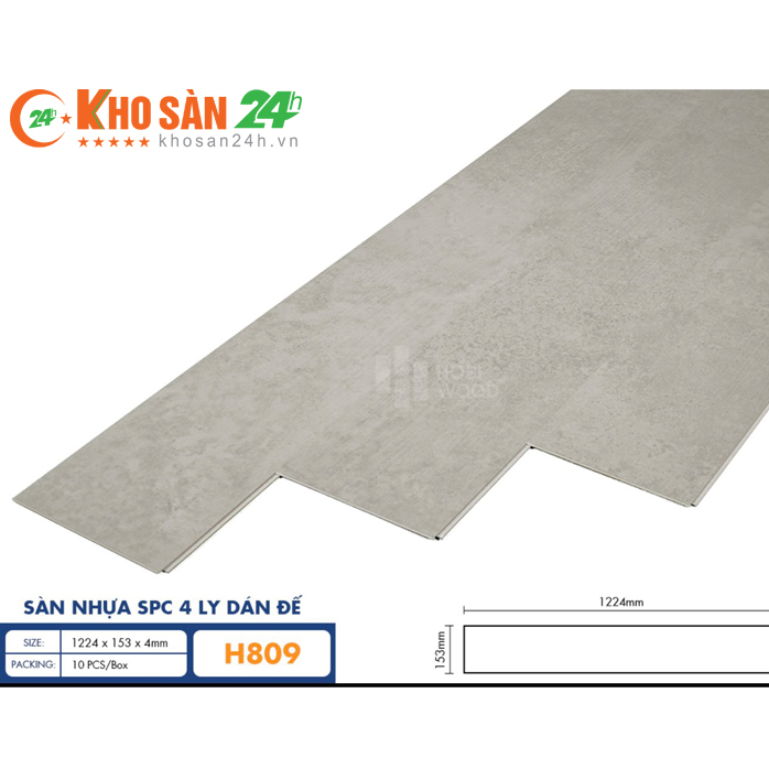 san-nhua-hobi-wood-h809 Sàn nhựa Hobi Wood H809