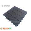 Vỉ sàn gỗ nhựa ngoài trời đặc màu đen