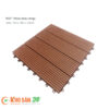 Vỉ sàn gỗ nhựa ngoài trời đặc màu vàng