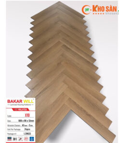 Sàn gỗ xương cá Bakar Will X10